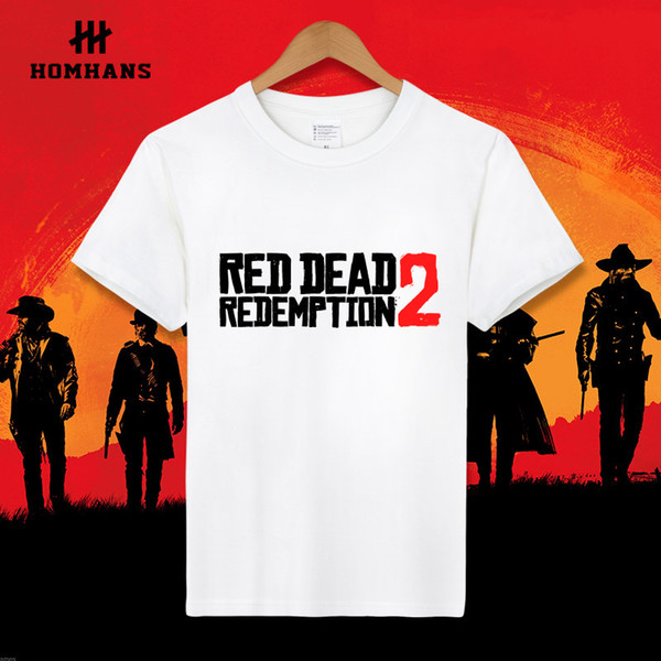 New Red Dead Redemption 2 T Shirt Unisex Tee Rockstar Game Free Shipping Cloth