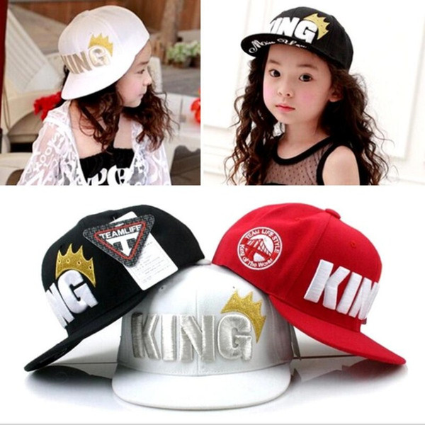 New Children's Sun Hat Crown Hip-Hop KING Baseball Cap Trend Baby Cartoon Movie Despicable ME Hat