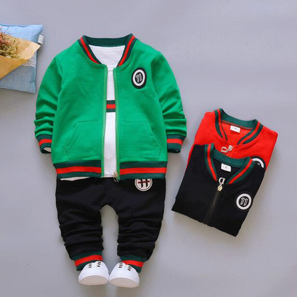 New Children's clothing suit Cotton products for Boys and girls Three-piece set Spring and autumn Kids sets baby clothes