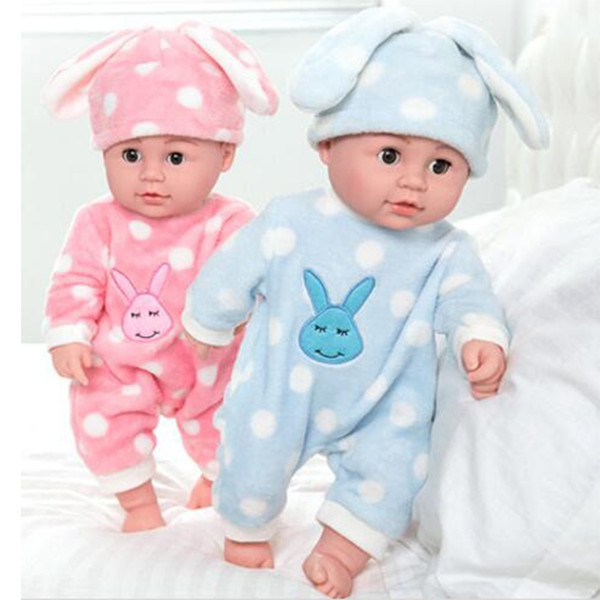 HOT 18inch Baby Born Doll Plush Clothes Fit Zapf Doll Jumpsuit Suit Doll Pajamas Sleeping Clothes