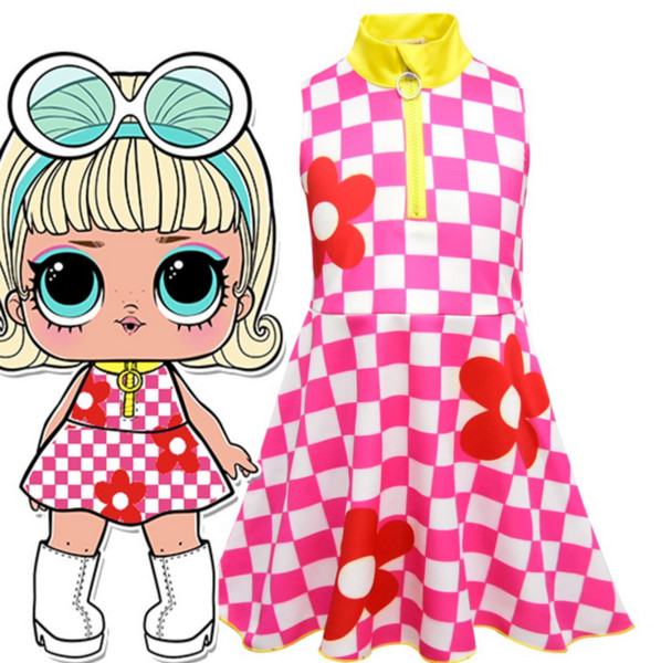 Children's cosplay dress girls dress children's Halloween show performance(6pcs/lot)
