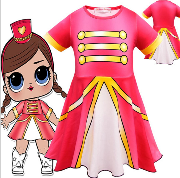 Children doll cartoon girls wear children's Halloween costumes suitable for 2 -10 - year - old children manufacturers direct