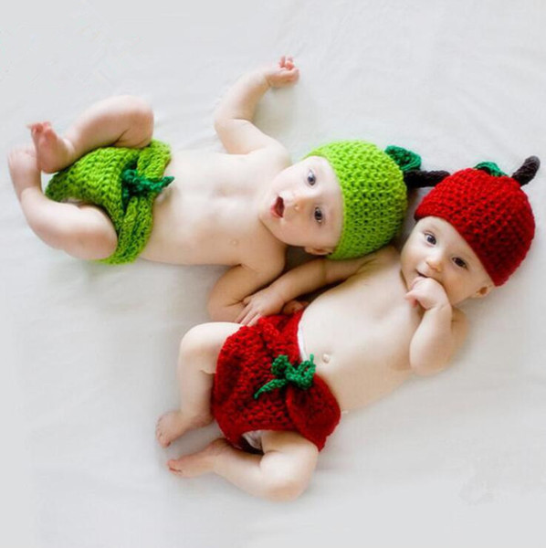 Children's clothing photography studio baby pictures knitting wool baby clothing