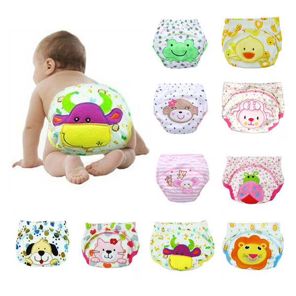 Natural Snug Printed Cotton Baby Trainers three sizes Potty Training Pants Cotton Baby Diaper