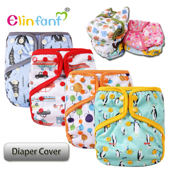 Elinfant girl&boy cloth baby diaper cover pul waterproof adjustable resuable fit 8-35pounds popular #ES009#