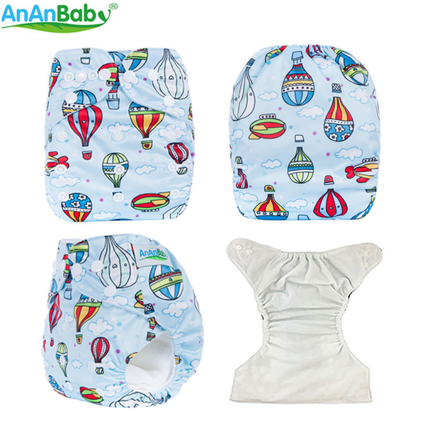 Ananbaby Cloth Diapers Baby Pocket Nappy Waterproof TPU Suitable For 3-15kg Infants