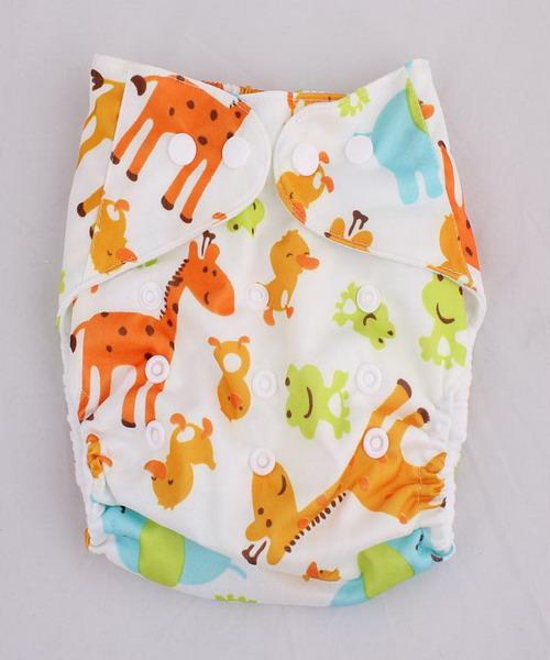 Kids Cloth Diapers Baby Wash Leak Proof Cloth Diapers Breathable Adjustable Cartoon Printing Modern Baby Nappies