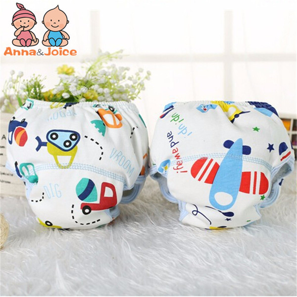 Free Shipping 30pcs/lot Cotton Baby Training Pants Baby Diapers Children Underwear/Reusable Diaper Nappies Reusable Diapers