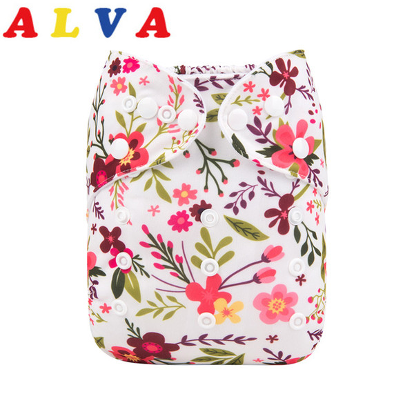 2019 New Arrival! Alvababy Reusable Cloth Diaper Modern Cloth Nappy with Microfiber Insert