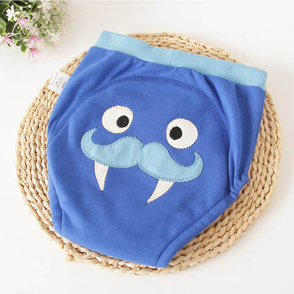 Baby Soft Panties 4 Layers Cotton Baby Training Pants Reusable Washable Diapers Underwear Mermaid Cartoon Embroidery Kids Clothing