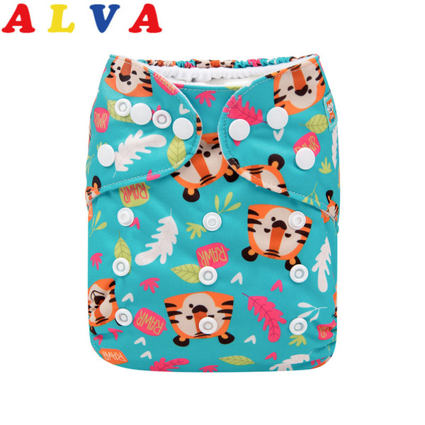 New Arrival! Alvababy Cloth Diapers Pocket Reusable Baby Nappy with Microfiber Insert