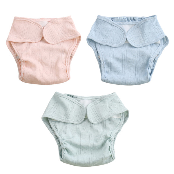 1pc Cute Baby Diapers Reusable Nappy Cloth diaper Washable Infants Baby Cotton Training Pants Panties Changing Pad