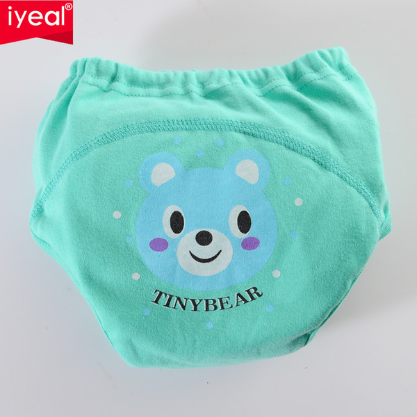 IYEAL High Quality Baby Diapers Reusable Nappies Cloth Diaper Toddler Girls Boys Waterproof Cotton Potty Training Pants 8PCS/LotMX190910