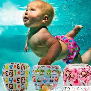 Unisex free Size Waterproof Adjustable Swim Diaper Pool Pant Swim Diaper Baby Reusable Washable Pool Diaper 18 Color