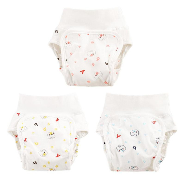 Washable Newborn Baby Nappies Waterproof Infant Diaper Reusable Boys Girls Underwear Cotton Cloth Nappy Changing Panties Care