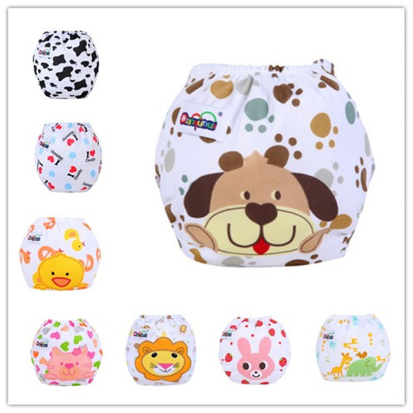 Mix 5 Pieces Wholesale Baby Cloth Nappies With Inserts Reusable Adjustable Diaper Cover Washable