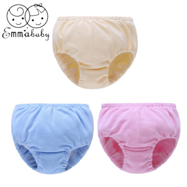 2019 Brand New 3-24M Reusable Baby Nappy Washable Cloth Cover STANDARD Hook-Loop Pocket Diaper Solid 100% Cotton Cloth Diapers