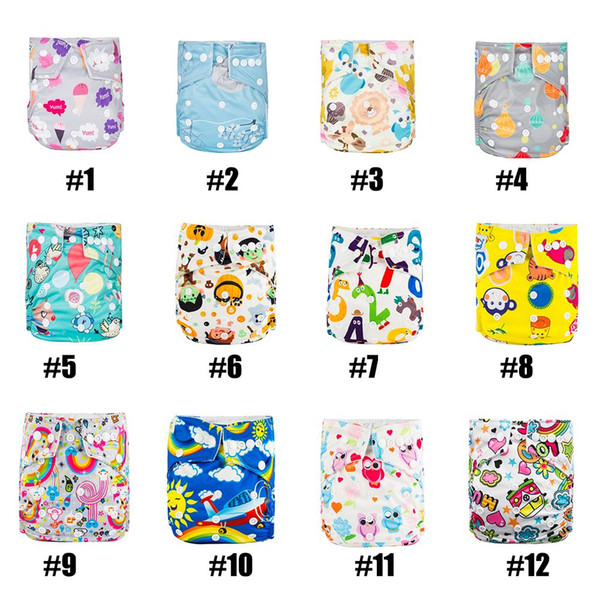 BABYLAND ( pack 22 pcs ) 100% polyester waterproof PUL pocket all in 2 baby cloth Diapers with microfiber Inserts and diaper bag