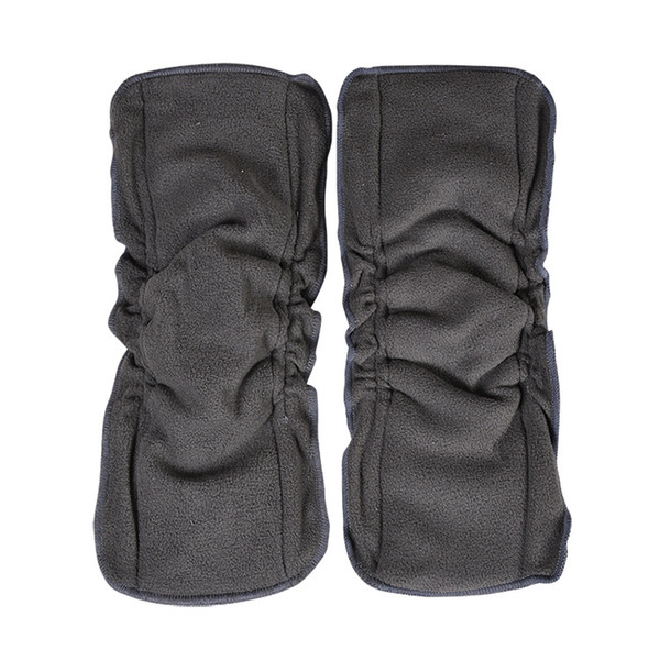 Cute Baby Charcoal Bamboo 5pcs 5 Layers(3+2) Reusable Baby Cloth Diaper Pads Nappies for Kids M1422