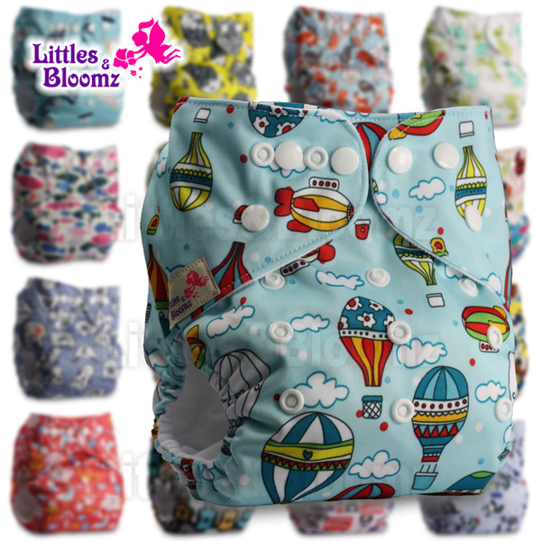 Baby Washable Reusable Cloth Pocket Nappy Diaper One Size Cover Wrap, Select A1/B1/C1 from Photo, Nappy/Diapers Only (No insert) SH190916