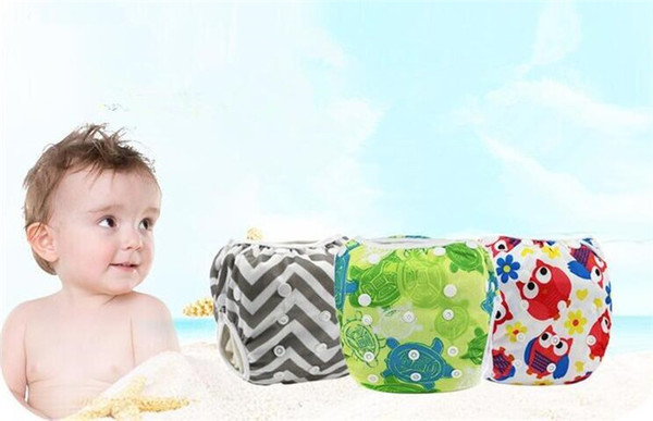 300pcs Unisex One Size Waterproof Adjustable Swim Diaper Pool Pant Swim Diaper Baby Reusable Washable Pool Diaper Y161