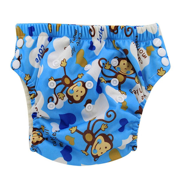 Waterproof Cloth Diapers Adjustable Baby Washable Cloth Diaper 2018 Patterns Printed Reusable Nappies / LABS Training Pants