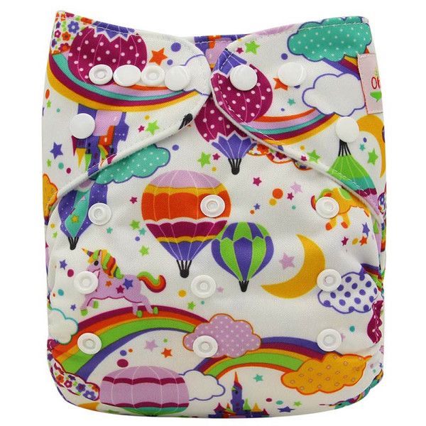 Reusable Nappy for Newborn Cloth Diapers Washable Suede Pocket Diapers One Size Fits All 20 Colors