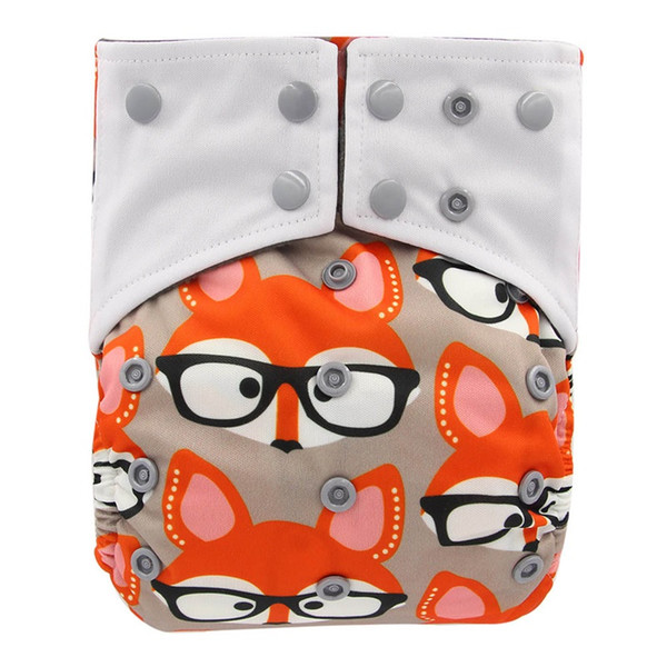 2019 Reusable Baby AIO Cloth diapers Cover With Microfiber Inserts For Baby Boys & Girls Washable Cloth Diaper Nappy