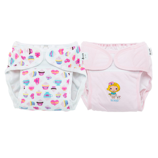 Girl Adjustable Baby Pure Cotton Cloth Diapers Reusable Nappy Pants Infant Baby Boy Reusable Waterproof Diapers