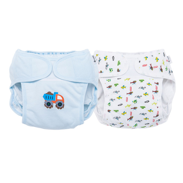 1 Article Adjustable Baby Pure Cotton Cloth Diapers Reusable Nappy Pants Infant Baby Boy Reusable Waterproof Diapers