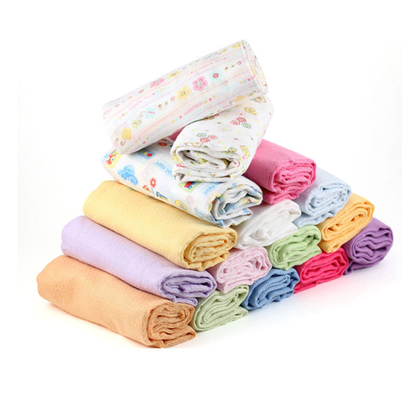 Baby Pre Folding Diaper 100% Cotton Three Middle Layer Cotton Yarn Color Printing Diamond Printing Water Absorption Bag Packing 49X36Cm