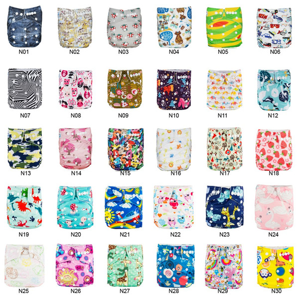 Super Quality ( 10 pieces A lot ) U-pick Organic Bamboo Material Baby Cloth Diapers Reusable Washable Diaper Cover Free Shipping