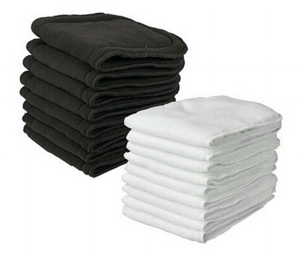 2 dozens Inserts for Baby Pocket Diapers Three layers Microfiber inserts & Five layers Charcoal bamboo Inserts