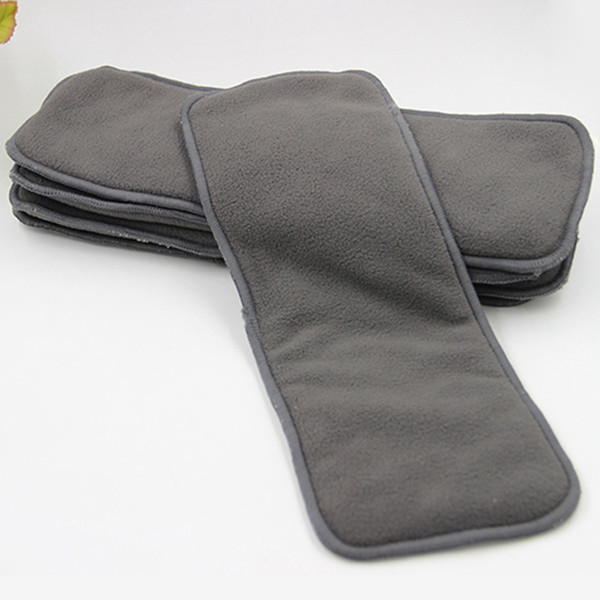 4 layers Bamboo Charcoal Inserts Cloth diaper For Baby Diaper washable reuseable baby diapers 4 layer thickening urinal pad