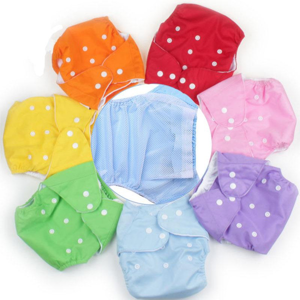 100pcs/lot Reusable Baby Infant Nappy Cloth Washable Diapers Soft Covers Training Pant Cloth Adjustable Fraldas Winter Summer Version