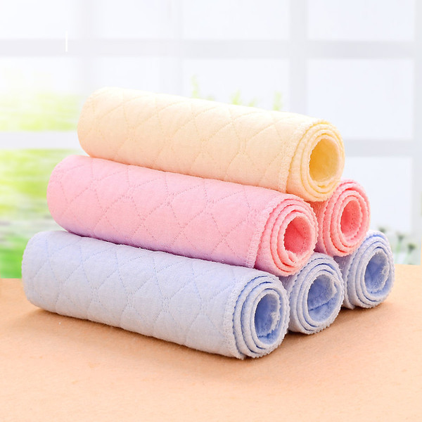 Baby diapers, three layers colorful ecological cotton diapers, 46 * 17cm