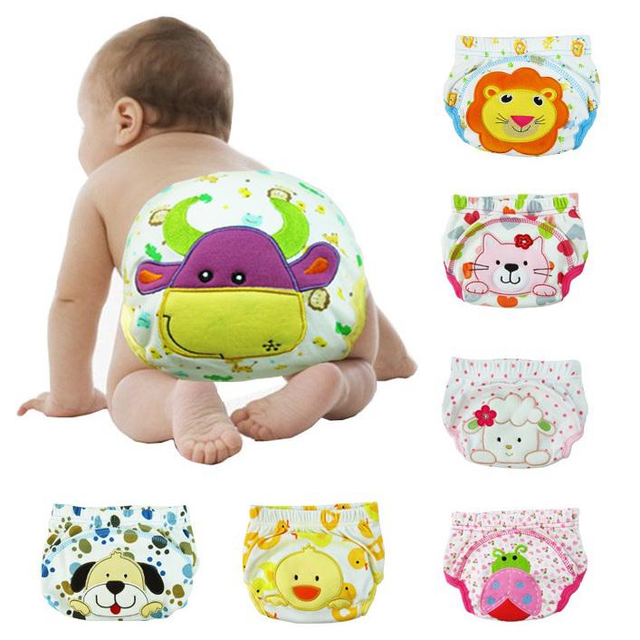 Sassy Baby Cloth Diaper pee potty training pants 3 Layers Reusable children's underwear Baby Nappies