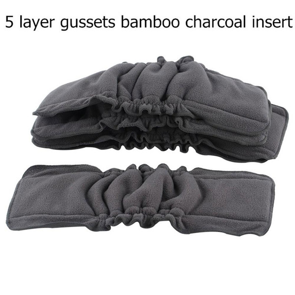 50 Pieces A Lot Upgrade Diaper Insert Bamboo Charcoal Insert For Diaper With Gussets