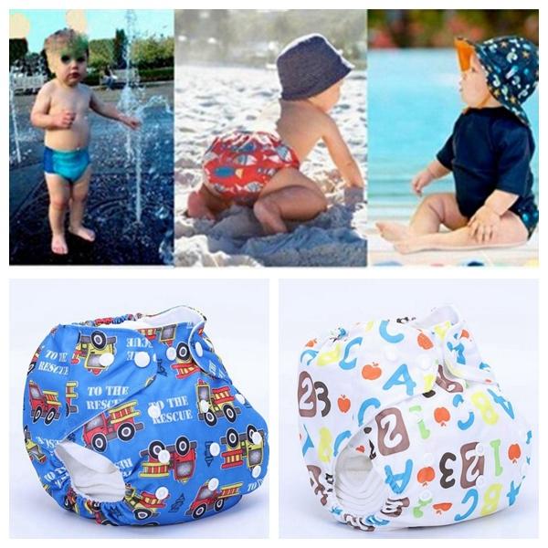 Unisex free Size Waterproof Adjustable Swim Diaper Pool Pant Swim Diaper Baby Reusable Washable Pool Diaper 21 Color