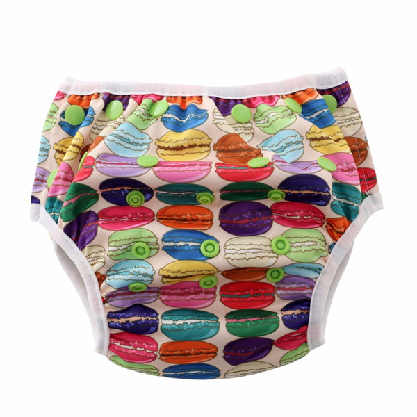 JinoBaby Swimming Nappy Diaper Baby Pants for 6lbs to 30lbs. - Macaron