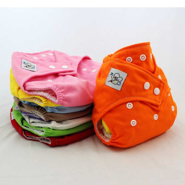 Cloth mesh Diaper Adjustable Washable Diaper Baby Cloth Reusable Diaper Nappy Newborn Cloth Diapers 10pc cotton Inserts (2Layers)