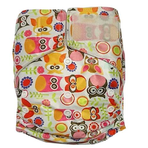 NEW Multicolor Baby Cloth Diapers Suppliers Cartoon Infant Baby Reusable Cloth Diaper 50+50pcs insert Double Gussets Nappies Free Shipping