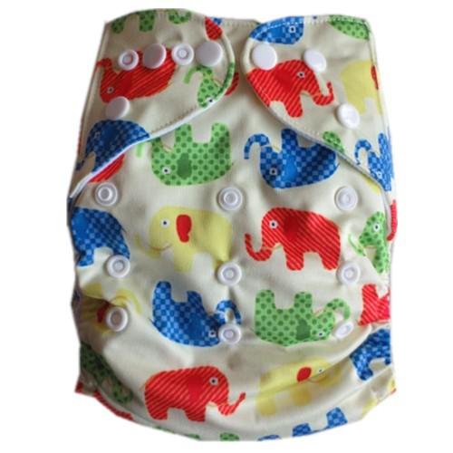 2016 New Arrival 5pcs Pack Pocket Washable Reusable Cloth Diaper nappies with Micofiber or Bamboo Inserts (Girl Boy Color)