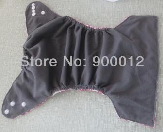 Wholesale New Soft Minky Baby Infant Bamboo Charcoal Cloth Diaper Reusable Nappies 100 pcs (1 diaper +2 insert)