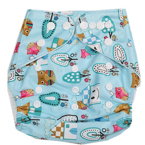 2014 New Print 50 Pocket Cloth Diapers with 50 Inserts (1 Inserts Per Diaper)-girl Pack B2