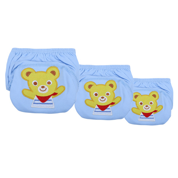 Cute Cartoon Baby Training Washable Cotton Diapers Learning Pants Infants Reusable Waterproof Cloth Nappies High Quality