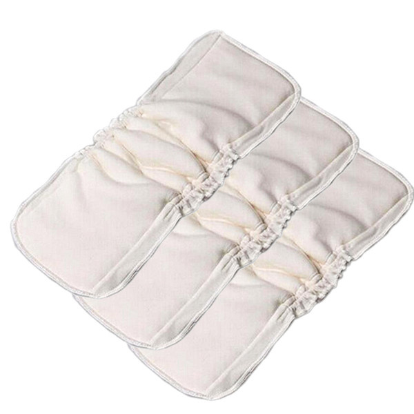 3 PCS/ Pack 5 Layers Bamboo Cotton cloth diapers Inserts Nappy changing mat Baby Diapers Reusable diaper changing pad