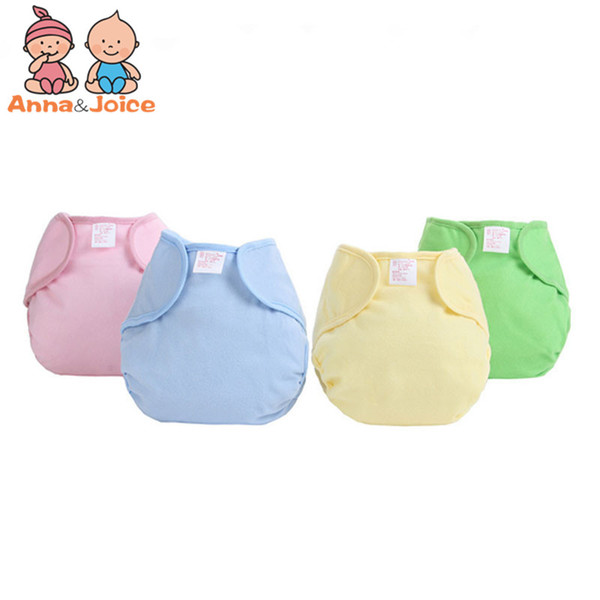 4 colors Reusable Baby Infant Nappy Cloth Diapers Soft cotton Solid color baby nappy TRX0026