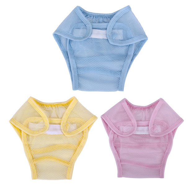 Summer Mesh Breathable Diaper Baby Diapers Reusable Nappies Diaper Washable Infants Children Baby Training Pants Pink Soft Nappy