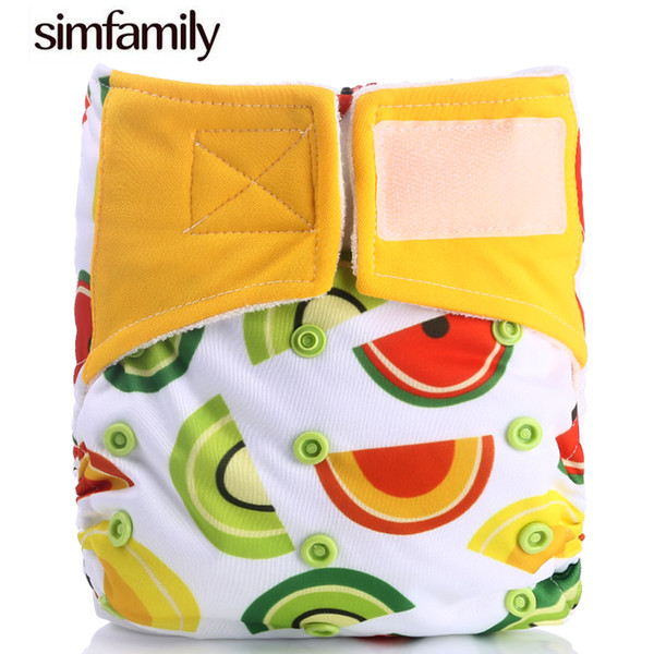 [simfamily]1Pc Reusable Bambool AIO Baby Cloth Diaper Nappy,3-36 Months ALL IN ONE Baby Nappies,Wholesale Selling Fralda Diapers